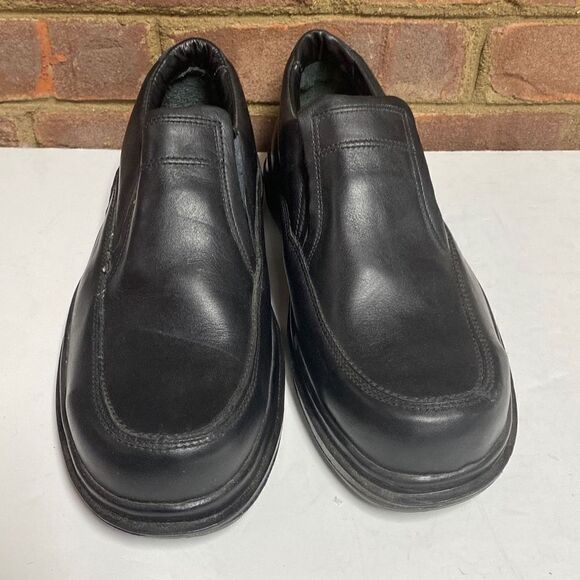 RED WING Steel Toe Slip-On Electrical Hazard Black Leather Loafer Size 8 - Picture 3 of 9